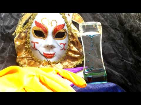 Orange Gloves/Latex gloves &Whisper & Tapping [[ASMR]]