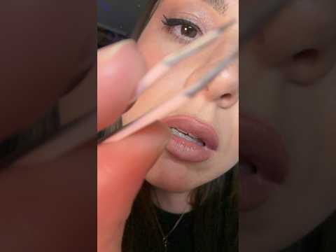 ASMR Plucking your Eyebrows #asmr #asmrvideo #relax #tingly #asmrplucking #fyp #shorts #asmrshorts