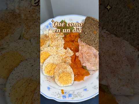 🍽️Qué como en un día🥑 #asmr #quecomoenundia