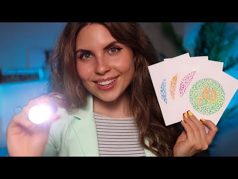ASMR Testing You for Color Blindness, Eye Exam, Medical Roleplay