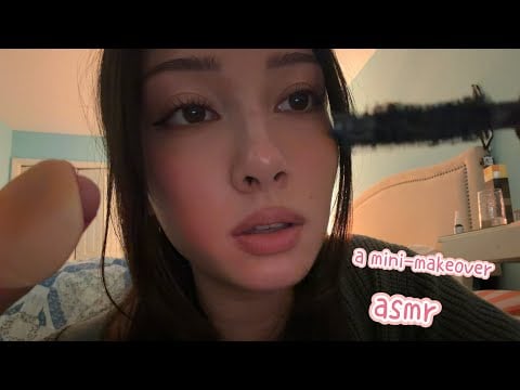 ASMR giving you a mini makeover 💄 (small products only)