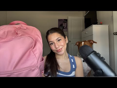 ASMR What’s In My Backpack For College