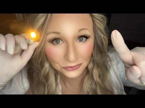 ASMR Cranial Nerve Exam Roleplay | Pen Light | Latex Gloves | Whisper