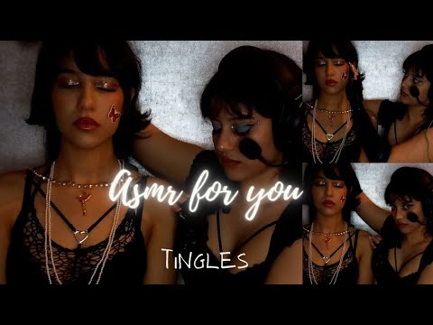 ASMR|Bringing back your energy with femininity and feather teasing.