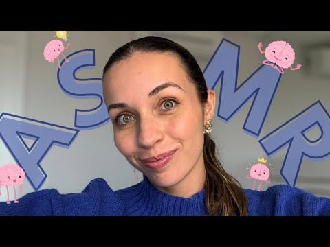 ASMR 🧠 te ensinando NEUROPSICOLOGIA | muitos sussurros pra dormir