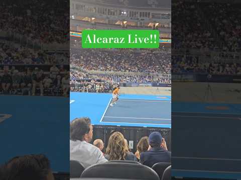 up close with alcaraz!! #tennis #carlosalcaraz #joaofonseca