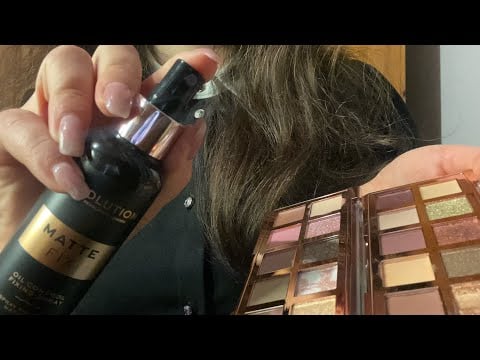 Lofi asmr🎧 testing my new makeup and skincare on you🎀 visuals & personal attention- no talking 