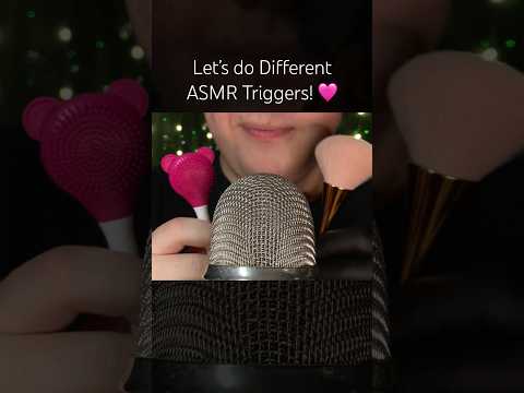 Let’s do different ASMR Triggers! 🩷🥰 #asmr