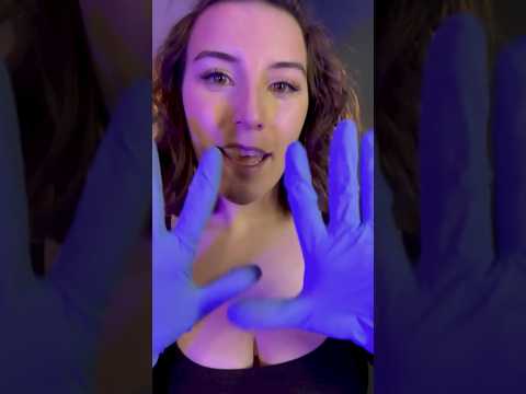 ASMR Brain Massaging with Gloves #brainmassage #asmrshorts