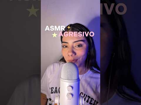 ASMR AGRESIVOTE😝 ⚡️ #asmr #asmrfast #relax #relaxing #dormir
