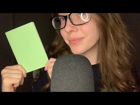 ASMR Tapping On A Green Notebook (No Talking)