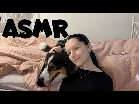 Trying ASMR on my hyper-active dog 🐶🐕