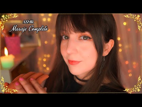 ⭐ASMR Masaje Completo [Sub] Masaje de Rostro, Orejas, Manos y Capilar