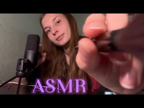 ASMR with tassels + close whisper 💞 | АСМР с кисточками + близкий шепот