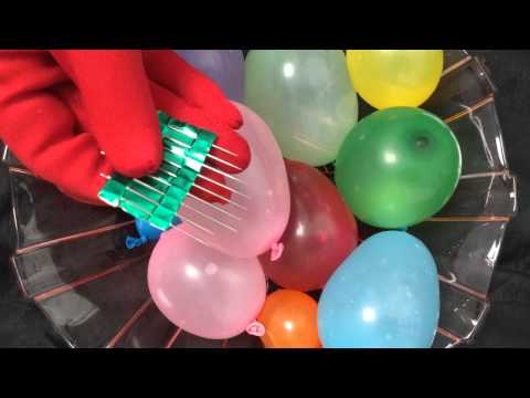 Water Balloons ♥ Soft RED Gloves [[ASMR]]