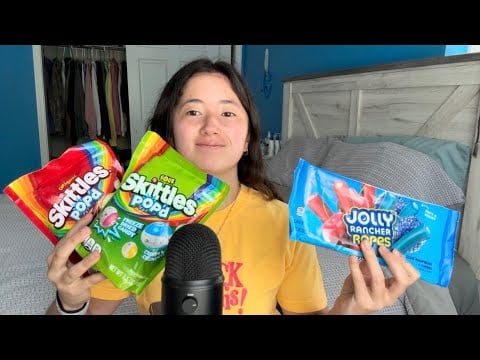 ASMR Trying Different Candies 