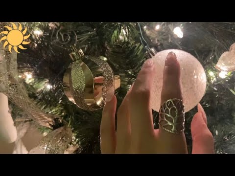 ASMR Christmas decor triggers 🎄