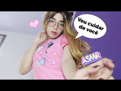 ASMR NAMORADA FAZENDO VOCÊ DORMIR | ROLEPLAY