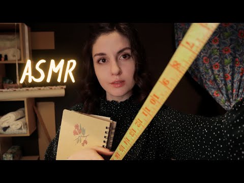 АСМР Ателье 👚 Тихий голос, визуальные триггеры, мерки / ASMR Tailor Roleplay