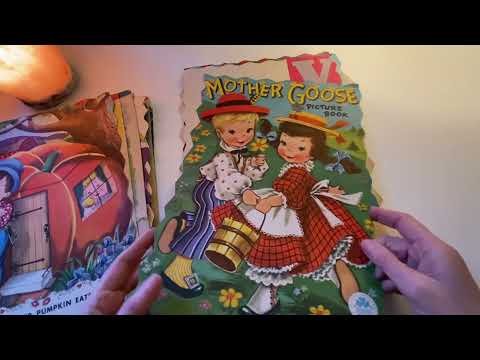 Whisper ASMR - Old Mother Goose Readings and Ramble, Paper Sounds