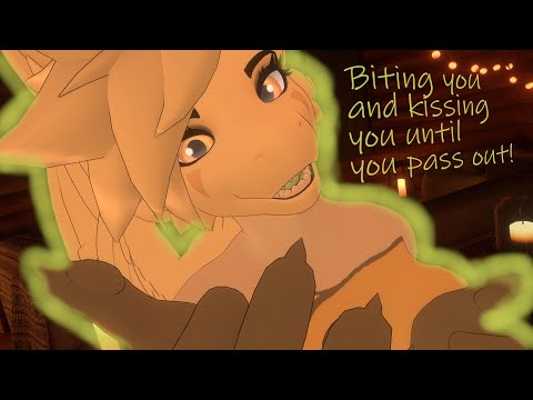 Toxic dragon bites and kisses you until you pass out [Furry ASMR] [Audio only]