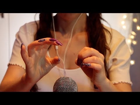 ASMR ✨Nail on Nail Tapping, Finger Fluttering, Hand Scratching✨ (no talking)