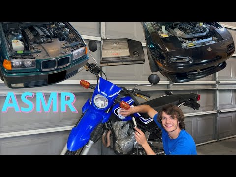 🌟ASMR 🔊// Motorcycle and Engine Tapping (Car and Bike Harmony)