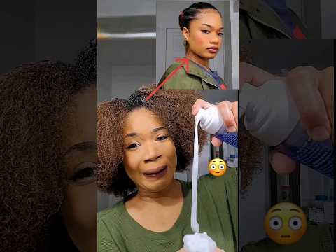 30 SEC GLOWUP 😳😱#grwm #glowup #hair #blackgirlmagic  #blacktiktok #explore #curly #short