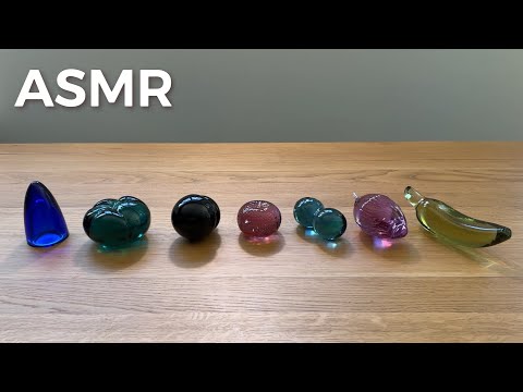 ASMR Tapping on Glass Fruit