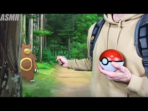 [ASMR]🌲Teaching You How to Catch a Pokémon Roleplay | Adventure on Route 55 | Friendly ASMR Roleplay