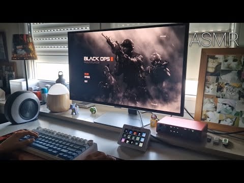 ASMR you watch me play Black Ops 2 (mouth sounds + keyboard sounds)