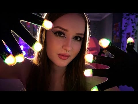 ASMR В ТЕМНОТЕ ✨ Полное расслабление: перчатки,светлячки,палочки💫 