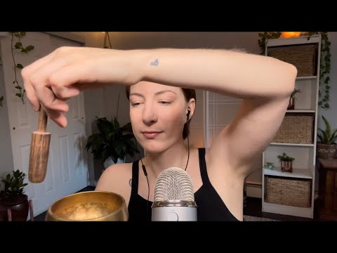 Asmr healing singing bowl vibrations for sleep and calm #shorts