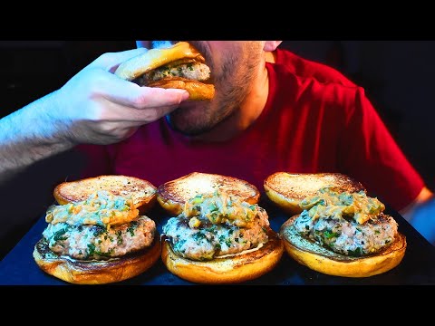 PEANUT BUTTER SAUCE PROPOSAL BURGER! *asmr no talking * | nomnomsammieboy