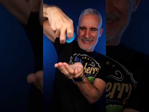 Weird Blue Raspberry candy ASMR: Bubble Rubblez