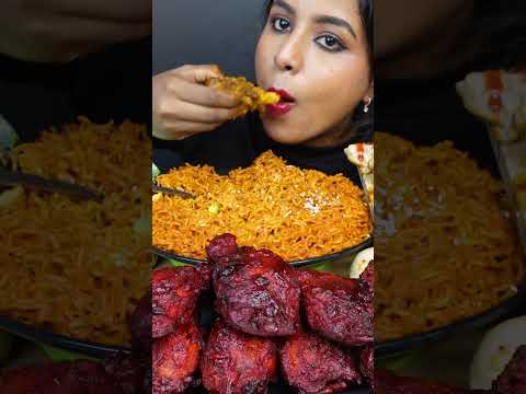 ASMR Eating Spicy Kala Bhuna Chicken Jhol Momos,Maggi Masala Noodles,Dahi Puri ASMR Eating Mukbang