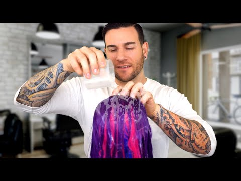 ASMR | Hairdresser Shampoo & Massage Your Color Treated Hair | Male Soft Spoken Voice