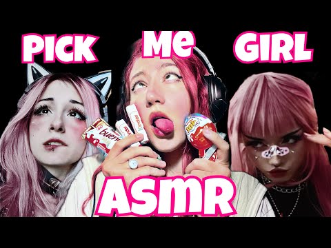 АСМР МИЛАШКА💕 ЗВУКИ РТА 💜 ИТИНГ СЛАДОСТЕЙ 💜 PICK ME GIRL 💅🩷