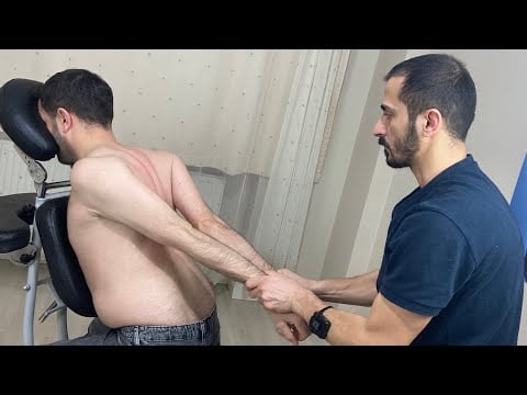 Yakup Performs a Deep Lower Back Massage | Real ASMR