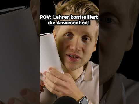 ASMR - POV: Lehrer kontrolliert die Anwesenheit! #shorts #asmr #roleplay #deutscheasmr
