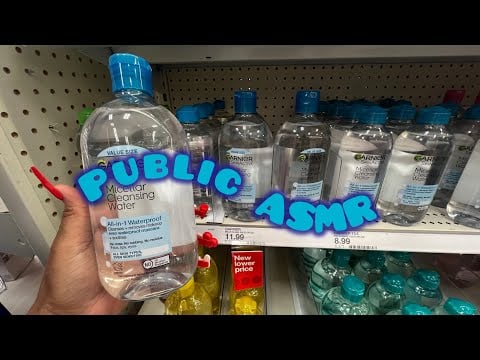 Soft-Spoken Public ASMR at Target | Organizing, Tapping & Lo-Fi Sounds