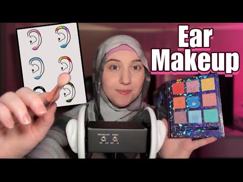 ASMR Doing Your Ear Makeup👂