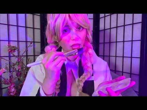 ASMR~ Demon Slayer | Mitsuri Kanroji Spit Paints You ☁️🌸🤍