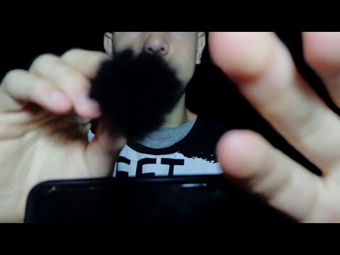 ASMR CURTO - CAMERA BRUSHING (PASSANDO PINCEL NO SEU ROSTO - BINAURAL)