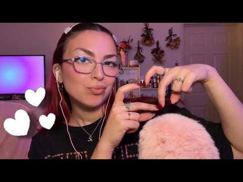 ASMR ☆ high sensitivity & FAST mouth sounds (+snapping, hand sounds, visuals)