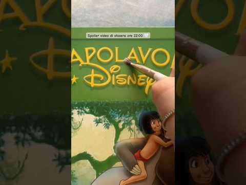 Tracing ASMR 💚🌴 #shorts #shortsvideos #asmr #books #disney
