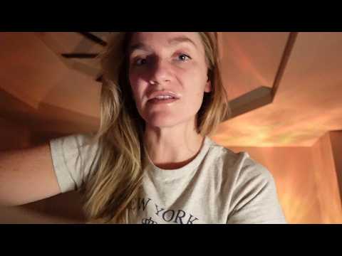 ASMR - Peaceful massage on a rainy summer night (Soft spoken)