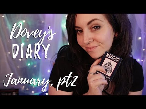 🕊️ ASMR▪️AVRIC // Dovey's Diary, January pt 2! [ramble] [card shuffling]