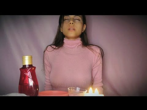 ASMR NO TALKING SPA| Hand movements, kisses, oil & more| I want to help you sleep well ❤️