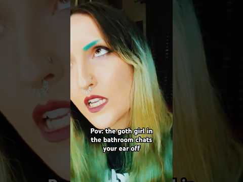 ⚰️GOTH GIRLS DO THE BEST MAKEUP Pt18⚰️ #asmr #gothvibes #asmrmakeup #asmrroleplay #tingles